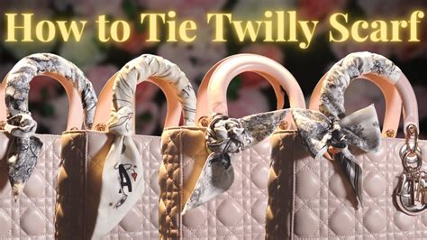 dior twillies|how to wear twilly scarf.